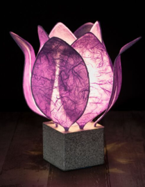 Tulp Lamp - kleur (colour): licht paars/light purple