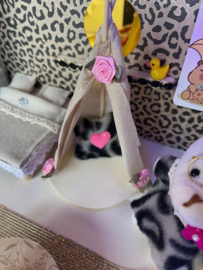 Koffertje met knuffeltje en verlichting