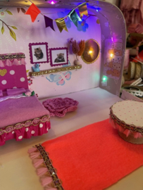 Koffertje met knuffeltje en verlichting