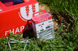 Hapax houtbouwschroef verzonken kop blister verpakking