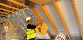 Knauf glaswol rol TR 312