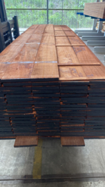Hardhout plank 22x200mm fijn gezaagd