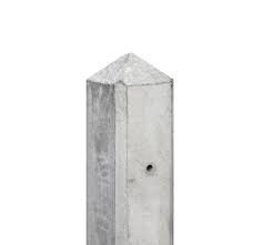 Betonpalen wit/grijs 10x10cm