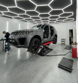 Hexagonaal LED verlichting bestaande uit 5 elementen