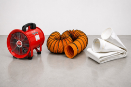 Afzuigskit 550W 300 mm  voor cabine S1 en Eventueel S2