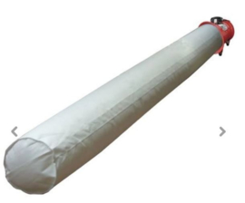 Sac filtrant pour ventilateur avec connexion 300mm x 2m