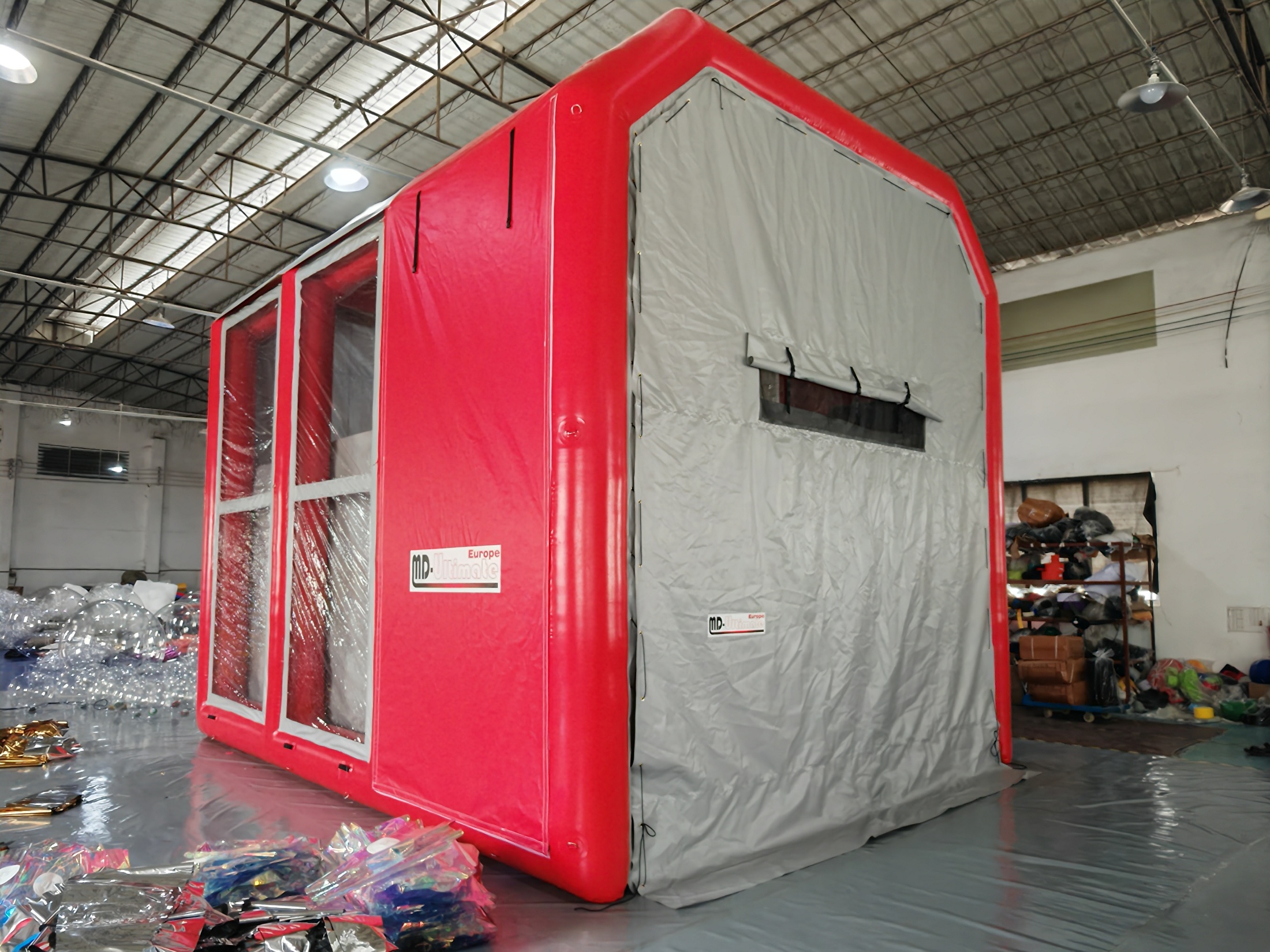 Location de Cabine de peinture gonflable en 8m pour intérieur