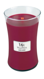 L Woodwick Candle BLACK CHERRY