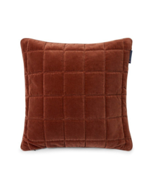 Lexington Velvet Pillow Rustic Brown