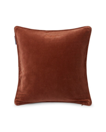 Lexington Velvet Pillow Rustic Brown