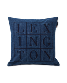Lexington Denim Logo Pillow