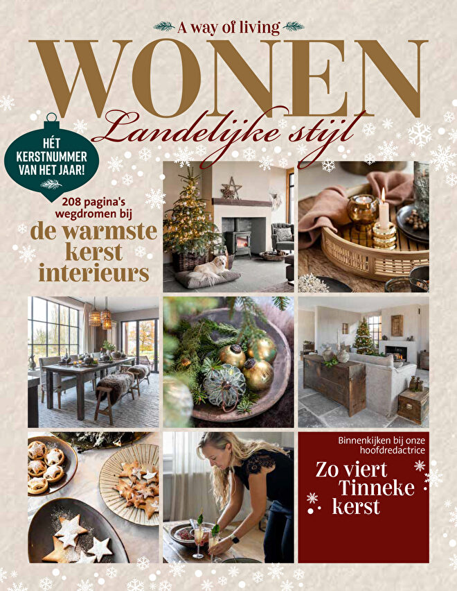 Wonen Landelijke Stijl magazine Kerst