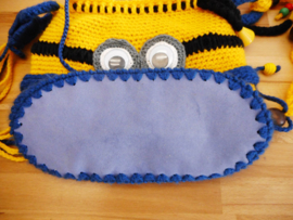 Tas Minionprint l met sleutelhanger