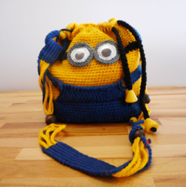 Tas Minionprint l met sleutelhanger