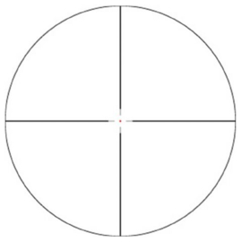 Vortex Crossfire II 3-9x40 Rifle Scope, V-Brite Dradenkruis (MOA)