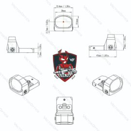 Frenzy-X 1x20x28 Red Dot Sight 3MOA (SCRD-35)
