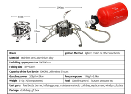 Firestorm Multifuel Brander/Kooktoestel