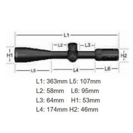 Vortex Viper PST Gen II 3-15x44 SFP Richtkijker, EBR-4 MOA