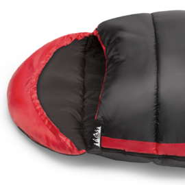 Nils Trekking Red Black Slaapzak