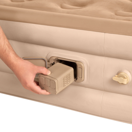 King Size 2 persoons luchtbed met elektrische pomp Nils