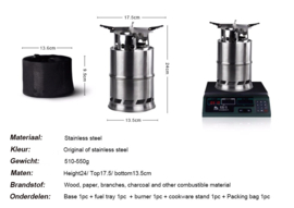 Wood Stove Kooktoestel Woody 2