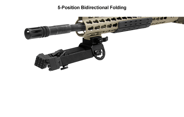 UTG® Armored QD Bipod, 6"- 8.5" Center Height, Picatinny