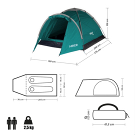 Nils Hiker Trekking Tent Green