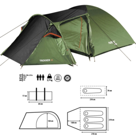 Nils Trekker III 3 Persoons Tent