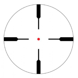 Vortex Crossfire II 1-4x24 AR Richtkijker, V-Brite Dradenkruis (MOA)