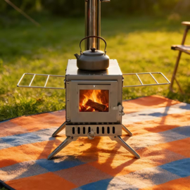 Wizz Fire Tent Kachel/Stove RVS