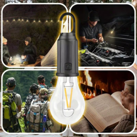 LED Solar Oplaadbare Camping Lamp Bulb Oplaadbaar