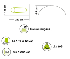 Recom 1 Persoons Tent Multi Camo Mil-Tec