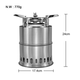 Wood Stove Kooktoestel Woody 1