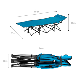Campingbed Opvouwbaar Blue Nils