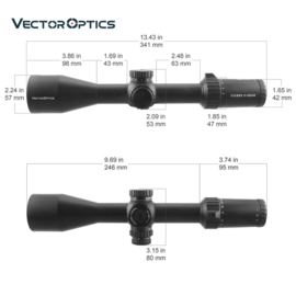 Vector Optics Taurus Richtkijker 3-18x50 FFP