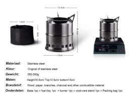 Wood Stove Kooktoestel Woody 3