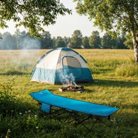 Campingbed Opvouwbaar Blue Nils
