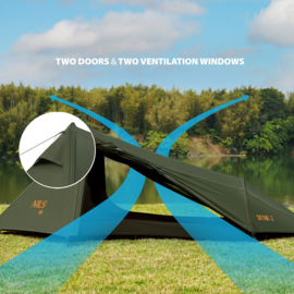 Nils Skyair 2 Ultra Light Tent Green 2 Pers