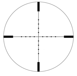 Vortex Viper 6.5-20x50 PA Richtkijker, Mil Dot Dradenkruis (MOA Turrets)