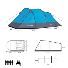 Nils Voyager Tent 4 persoons