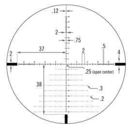 Vortex Diamondback Tactical 6-24x50 FFP Richtkijker, EBR-2C Dradenkruis (MOA) & (MRAD)