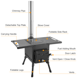 Woody Tent Kachel/Stove