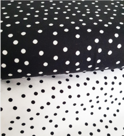 Zwart witte dots klein of Wit zwarte dots klein