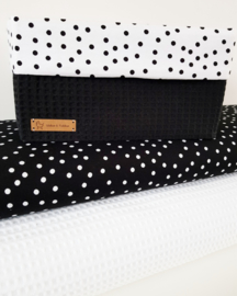 Zwart witte dots klein of Wit zwarte dots klein