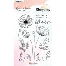 Clear stamp A6 - Karin Joan Blooming collection nr.02