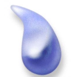 DI40993- 3D verf parelmoer pool blauw (blue polaire)