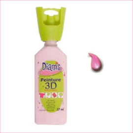 DI40903- 3D verf glanzend roze (rose)  OP=OP