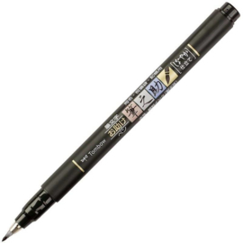 Tombow Brush pen Fudenosuke zacht WS-BS ZWART