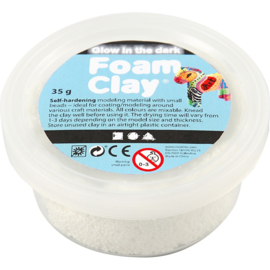 Foam Clay, glow in the dark, 35 gram