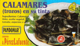 Calamares (trozos) en su tinta 120gr